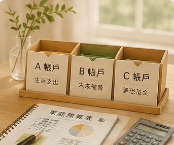 ABC 帳戶法與家庭預算表插圖