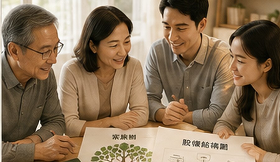 Financial article card succession